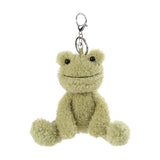 Frog Schoolbag Pendant Keychain Cute Plush Doll