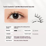 Magnetic Eyelashes Thick Zero Glue Long C Curved Eyelashes