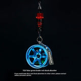 Wheel Hub Car Pendant Pendant Ornament Key Hanger