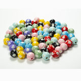 Source Factory Small Daisies Colorful Wood Beads Hemp Rope Flow Hematwood Bead String Handmade