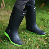 Fashion Outerwear High Non-slip Drawstring Rain Boots