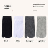 Sweat-absorbent Breathable Split Toe Toesocks