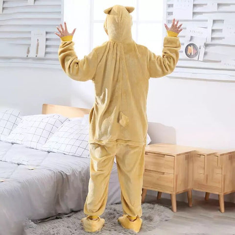 Men And Women Cute And Fashionable One-piece Animal Homewear Pajamas