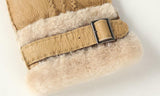 Men's Real Sheepskin Fur One-piece Thickened Split Finger Gloves