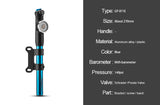 High-pressure bicycle pump