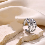 Fashion Personality Men And Women Lava Ring