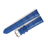 Comfortable Flat Interface Slub Pattern Watch Accessories Leather Strap