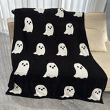 Half Velvet Blanket Ghost Blanket Knitted