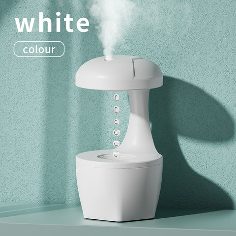 New Arrival Portable 800ml H2o Anti Gravity Usb Air Water Droplet Cool Mist Smooth Sailing Aromatherapy Humidifier For Bedroom