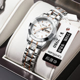 Waterproof Luminous Steel Band Ladies Watch Korean Version