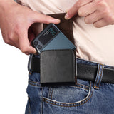 Leather Fanny Pack For Z Flip3Folding