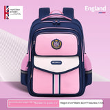 Primary School Student Waterproof Spine Protection Waist Support Large Capacity Backpack Oxford Cloth For Boys And Girls