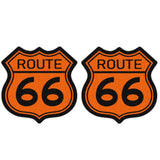 Antique Motorcycle No.66 Highway Waterproof Sticker