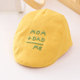 Embroidered English Letters Baby Sunshade Hat