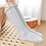 Spring And Autumn Thin Cotton Mid-length Socks