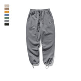 Men's drawstring knit stretch sweatpants