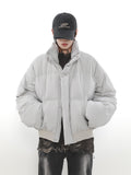 Thickening Stand Collar Short Down Jacket Couple Cotton Clothes Coat