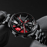 Hub Stereo Caliper Skeleton Dial Watch