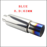 Car Motorbike Exhaust Systems Muffler Tip Universal Stainles