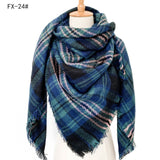 European And American Autumn And Winter Plus-sized Double-sided Qicaigei Scarf Women's Shawl