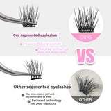 DIY Self-grafting Segmented Eyelashes Thick Natural Light Without Feeling