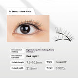 Magnetic Eyelashes Thick Zero Glue Long C Curved Eyelashes