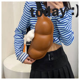 Pea Shoulder Pu Sling Fashion Messenger Bag