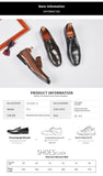 Men's Leather Summer British Style Simple Business Leather Shoes