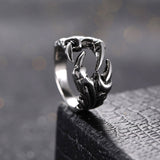 Men's Domineering Open Dragon Claw Ring