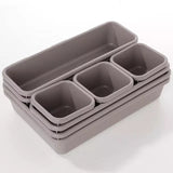 8pcs Set Home Drawer Organizer Box Trays Storage Office Box