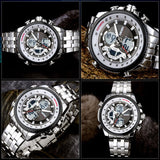 Men's Steel Belt Diving Fashion Personality And Versatility Male Student Sports Electronic Watch