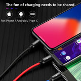 Baseus one with three fast charging data cable