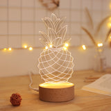 Bedside lamp pineapple table lamp