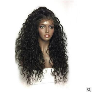 New product explosion European and American fashion wig ladies front lace chemical fiber wig set