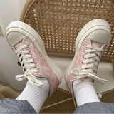 Women's Fashion Platform Low-Top Canvas Shoes