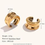 Retro Gold Stand With Concave Ear Clip Inside The Body