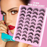 Mixed Natural Thick Simulation Chemical Fiber Messy Long Eyelash