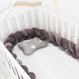 Baby Bumper Bed Braid Knot Pillow Cushion Bumper for Infant cuna Bebe lit Crib Protector Cot Bumper Room Decor