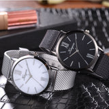 Fashion Simple Ladies Mesh Strap Quartz Watch