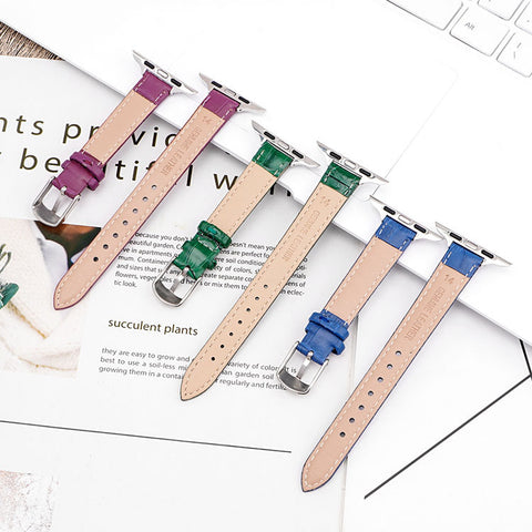 Women's Slub Solid Color Watch Strap