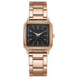 Square Digital Fashion Casual Quartz Frosted Belt Watch