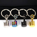 Car Key Ring Metal Engine Piston Creative New Key Chain Modified Personalized Keychain Pendant