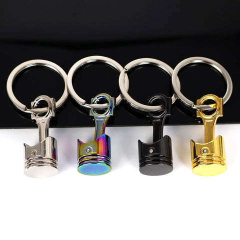 Car Key Ring Metal Engine Piston Creative New Key Chain Modified Personalized Keychain Pendant