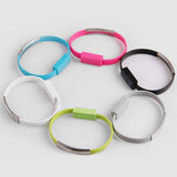 Bracelet data cable USB silicone charging short cable