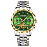 Multifunctional Quartz Watch All-match Six-pin Timing Casual