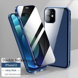 New Applicable Phone Case Double-sided Buckle Glass Privacy