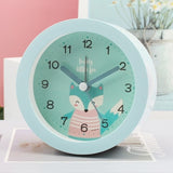 Internet Celebrity Student Little Alarm Clock Mute Scanning Movement Cartoon Wholesale Direct Sales Seat