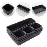 8pcs Set Home Drawer Organizer Box Trays Storage Office Box