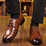 Plus Size Leather Shoes Men's Casual Breathable