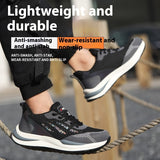 Men's Anti-smash And Anti-puncture Protection Electrician Insulated Safety Shoes